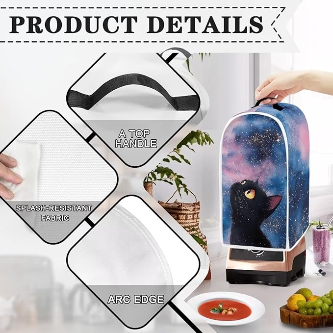 Blender Covers For Kitchen Food Processor Cover Blender Cover Dust Cover Print - Image 4