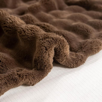 YUSOKI Luxury 3D Bubble Throw Blanket 3.1lb, All Ages, Home Decoration - Image 6