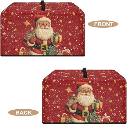 Microwave Oven Cover, Christmas Santa Claus Anti-Scratch Deep Fryer Cover - Image 5