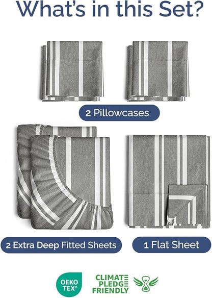Extra Deep Split King Sheet Set - Image 2