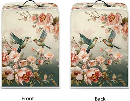 Coffee Maker Cover Protector Hummingbird Floral Kitchen Appliance Dust Cover - Image 2