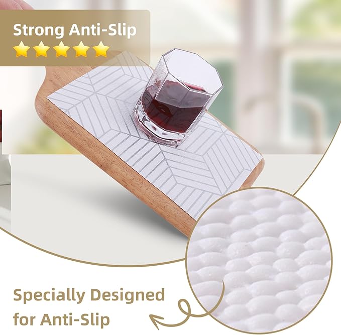 Shelf Liners for Kitchen Cabinets Non Adhesive Shelf Liner Paper Non-Slip - Image 2