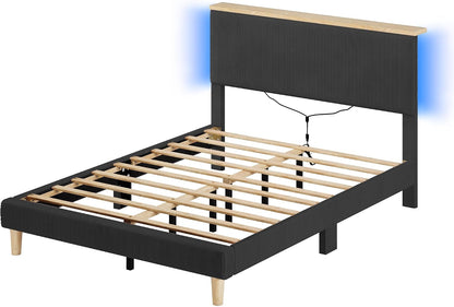 bestier queen bed frame with adjustable headboard &, package contents