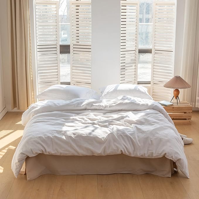 BISELINA French Linen Bed Skirt - Image 6