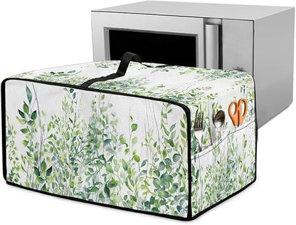 Toaster Oven Dust Cover with Storage Pockets, Dust-Proof Kitchen Appliance by Garucesta