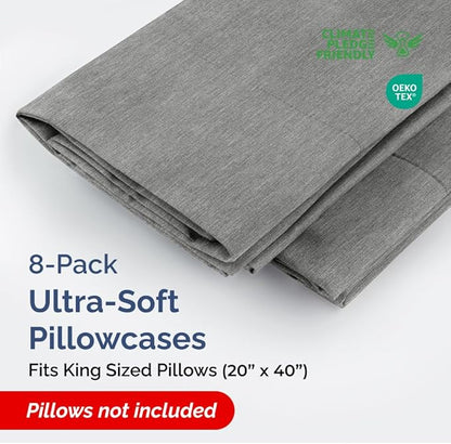 King Pillow Cases Set of 8 - Image 2