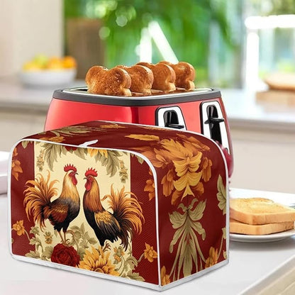 Rooster Toaster and Blender Cover Set Washable Coffee Maker Appliance Covers - Image 6