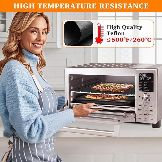 Air Fryer Liners Reusable Teflon Mats Compatible - Image 6