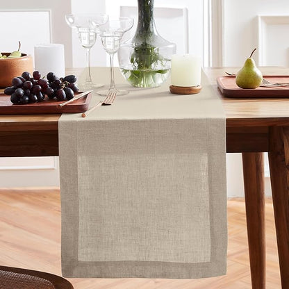 Solino Home Linen Table Runner 60 Inches by SolinoHome