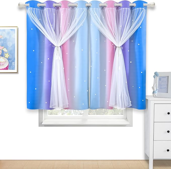 Kinryb Christmas Rainbow Curtains - Image 2