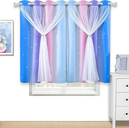 Kinryb Christmas Rainbow Curtains - Image 2