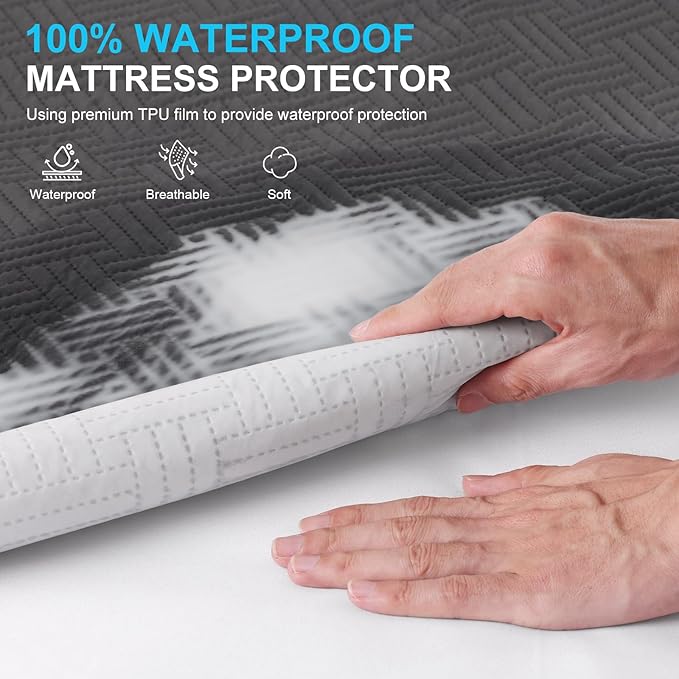 Waterproof Mattress Protector King Size - Image 2