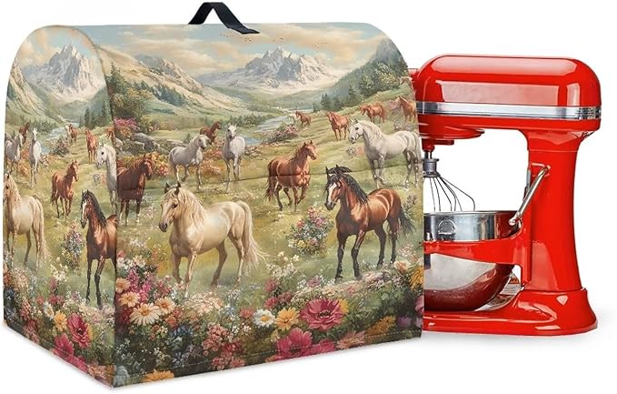 Horse Print Stand Mixer Cover by Unknown