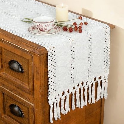 FEXIA Boho Macrame Table Runner by FEXIA