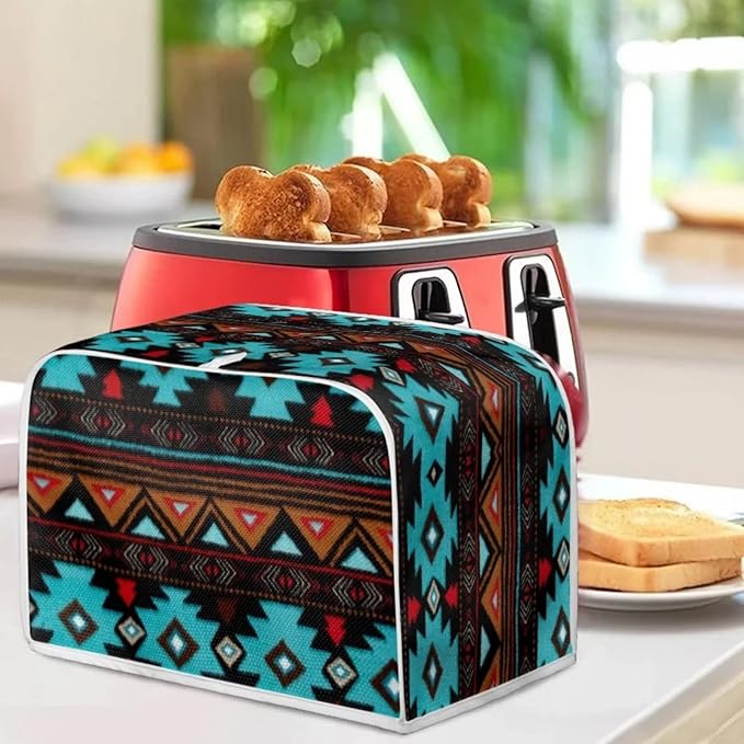 ZFRXIGN Tribal Aztec Toaster Cover 4 Slice Small Kitchen Appliance Cover - Image 3