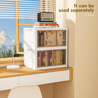 yfxcvsl 4 tier plastic storage bins with lid showing dimensions