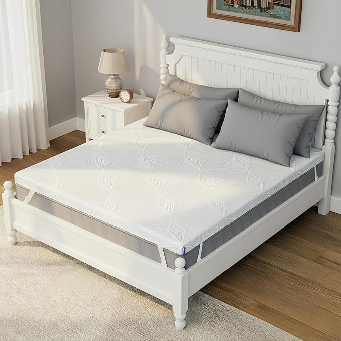 Ballad 3 Inch Gel Memory Foam Mattress Topper Twin Size, High Density Cooling - Image 8