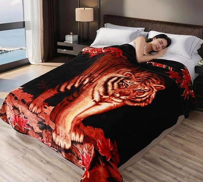 Hiyoko Heavy Korean Mink Tiger Blanket - Image 4