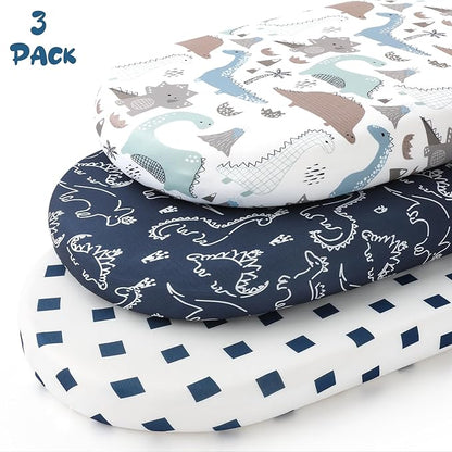 Yoofoss Bassinet Sheets for Baby, Baby Delight, Angelbliss, Soft Breathable - Image 5