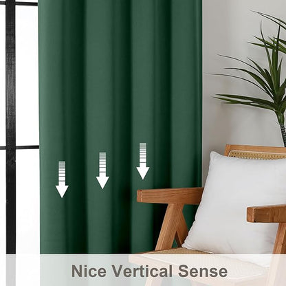Gwine Kitchen Curtains for Small Window Treatment, Light Filtering Short Cafe - Image 8
