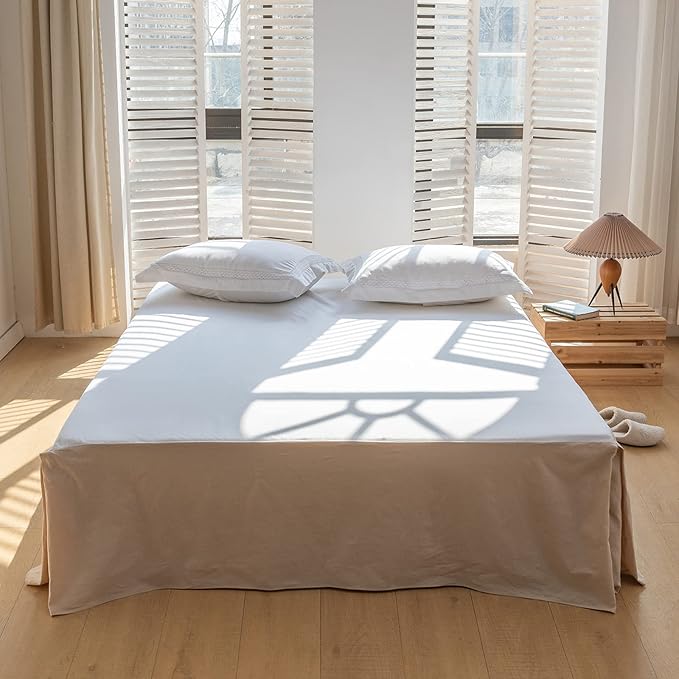 BISELINA French Linen Bed Skirt by BISELINA