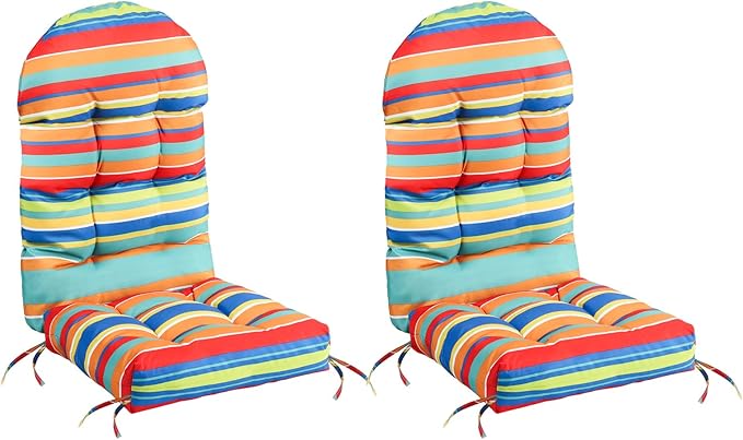 FUNBERRY Adirondack Chair Cushions Set of 2, Thicken Comfy Cushions by FUNBERRY