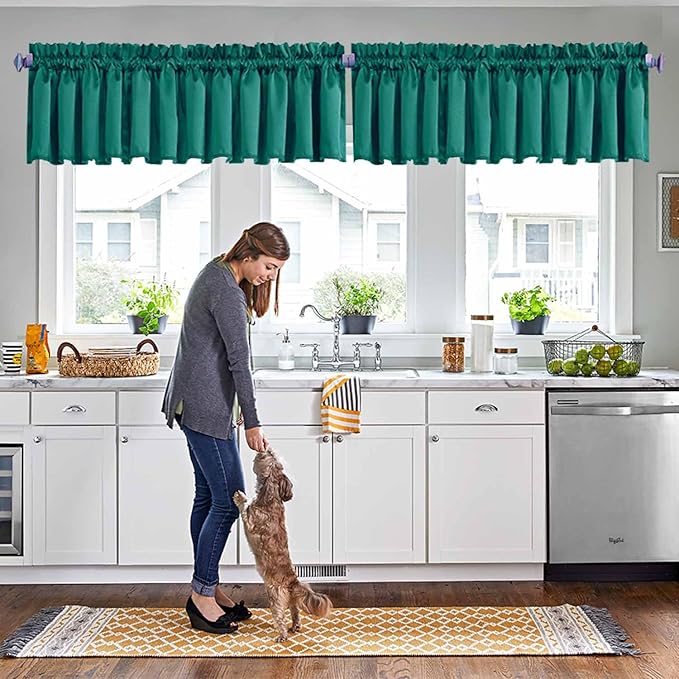 2 Pieces Decorative Rod Pocket Valances by HighQualityCurtains