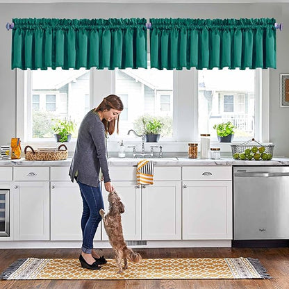 2 Pieces Decorative Rod Pocket Valances by HighQualityCurtains