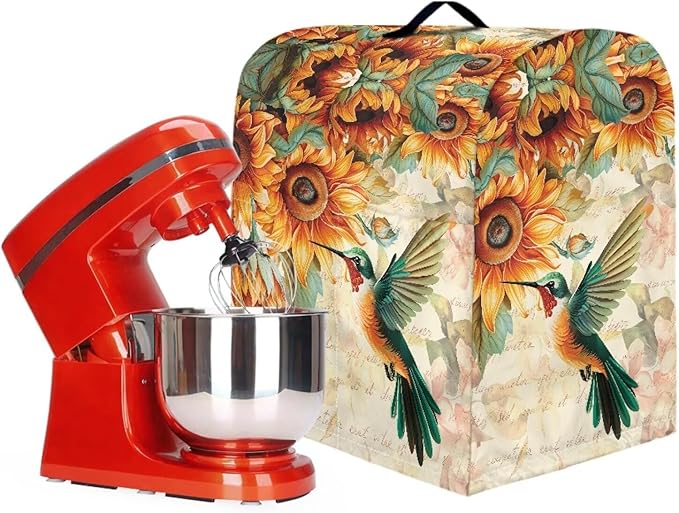 Stand Mixer Covers Hummingbird Sunflower Print Stand Mixer Dustproof Cover - Image 3