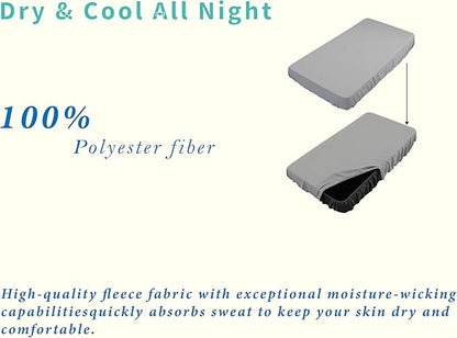 Fitted Sheets 30x80 Inches, 1 Pack Super Soft Microfiber Cot Size Sheet Set - Image 7