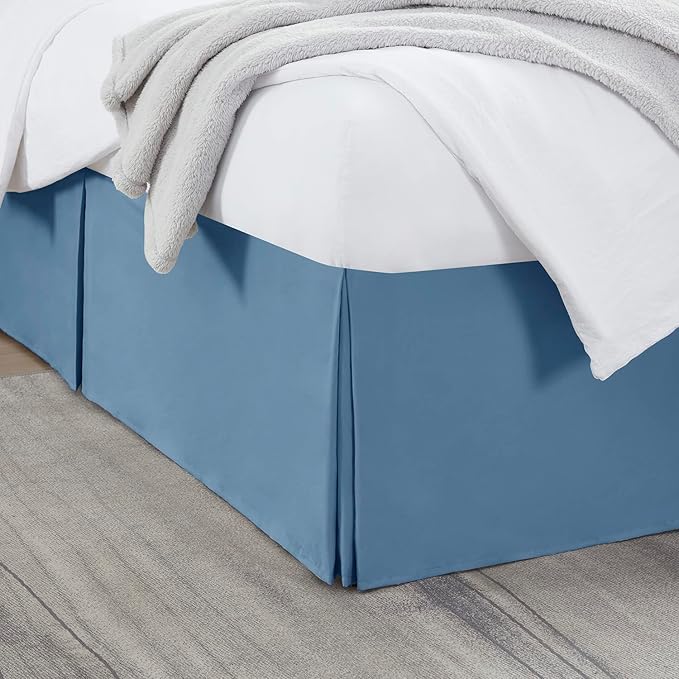 Nestl Blue Heaven Bed Skirt King Size by Nestl