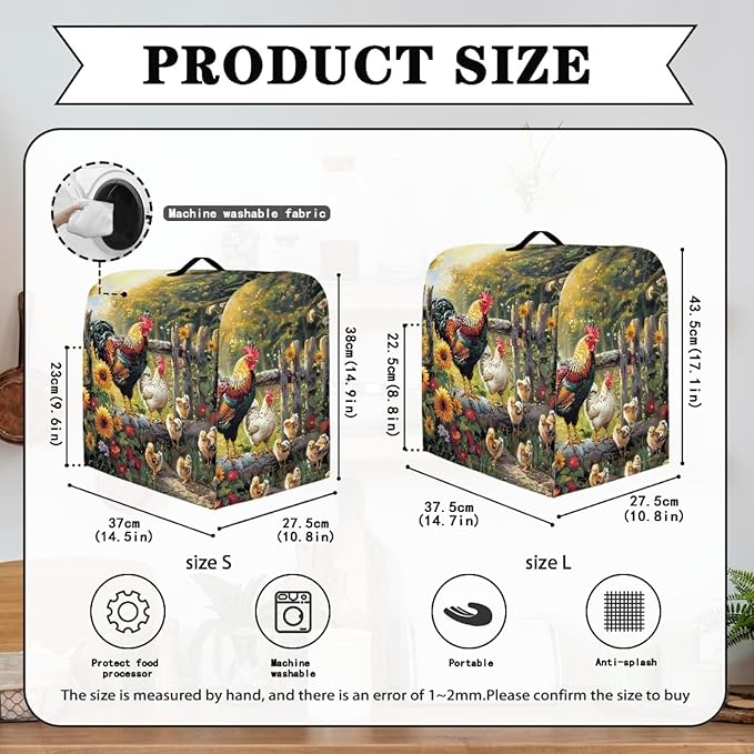 Stand Mixer Cover Waterproof Mixer Dust Cover Fits All Tilt Head & Bowl Lift - Image 6