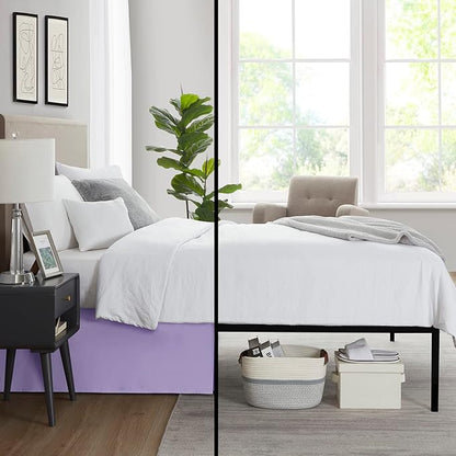 Nestl Lavender Twin Bed Skirt - Image 6