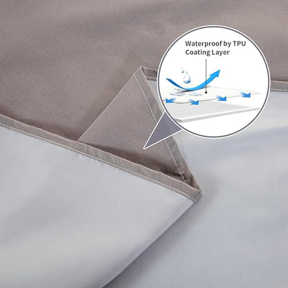 WenBags Waterproof Bed Sheet Flat Sheets Lightweight, 70*90 Inches Queen Size - Image 2