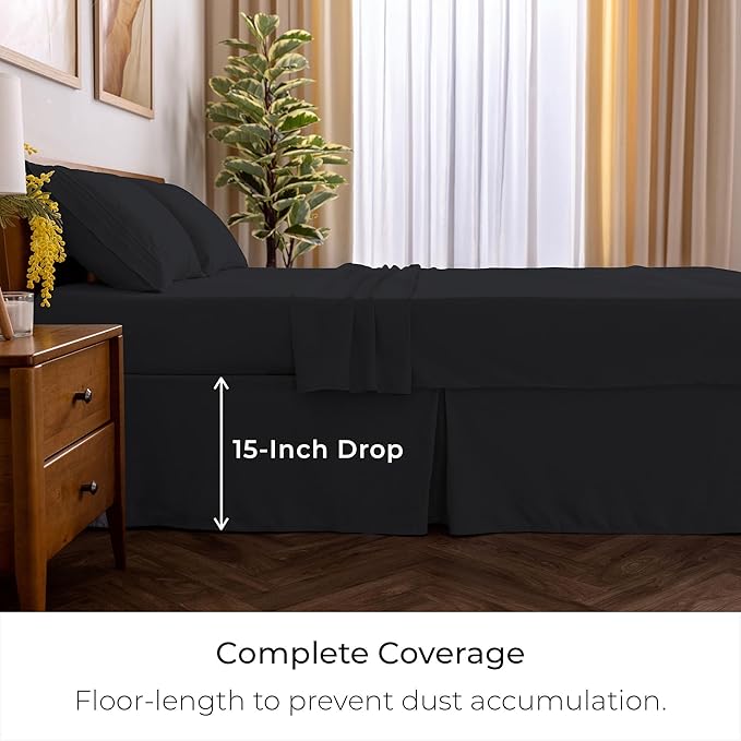 Mellanni Bed Skirt Queen Size - Image 2