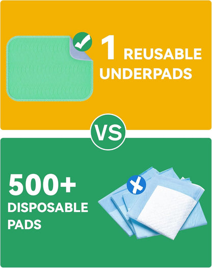 washable incontinence bed pads waterproof for adults, 36"x54"-4, package contents