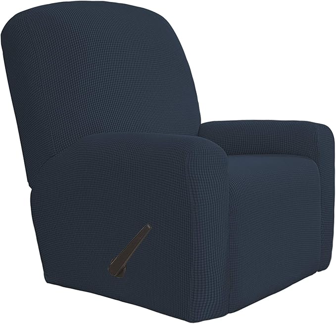 Easy-Going 4 Pieces Oversized Recliner Stretch Sofa Slipcover Sofa Cover by Easy-Going