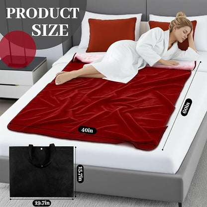 Waterproof Blanket for Bed Couch Sofa, Fleece and Flannel Waterproof Mat - Image 2
