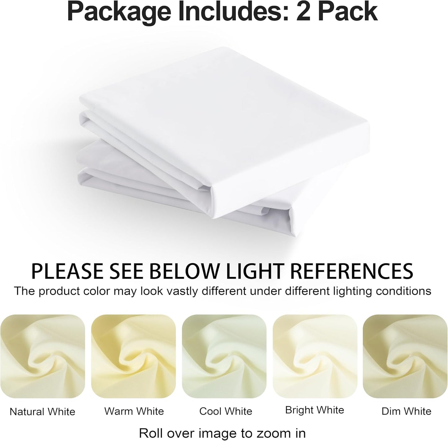 NTBAY Standard Pillow Shams - 2 Pack Brushed Microfiber 20x26 Sham Covers - Super Soft and Cozy, Wrinkle, Fade, Stain Resistant 20x26 Inches Oxford Pillowcases, White