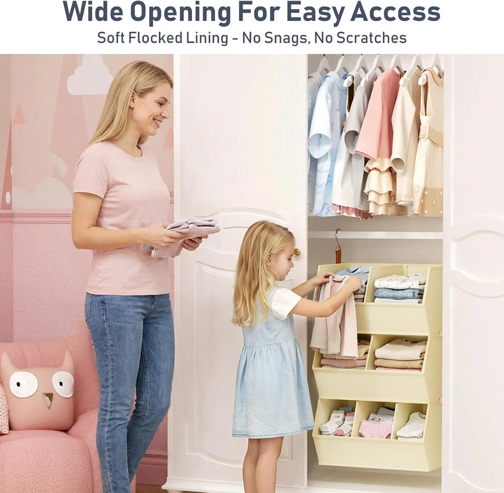 Hanging Closet Organizer Extra Large, Clothes Hanging Shelves for Closet with...