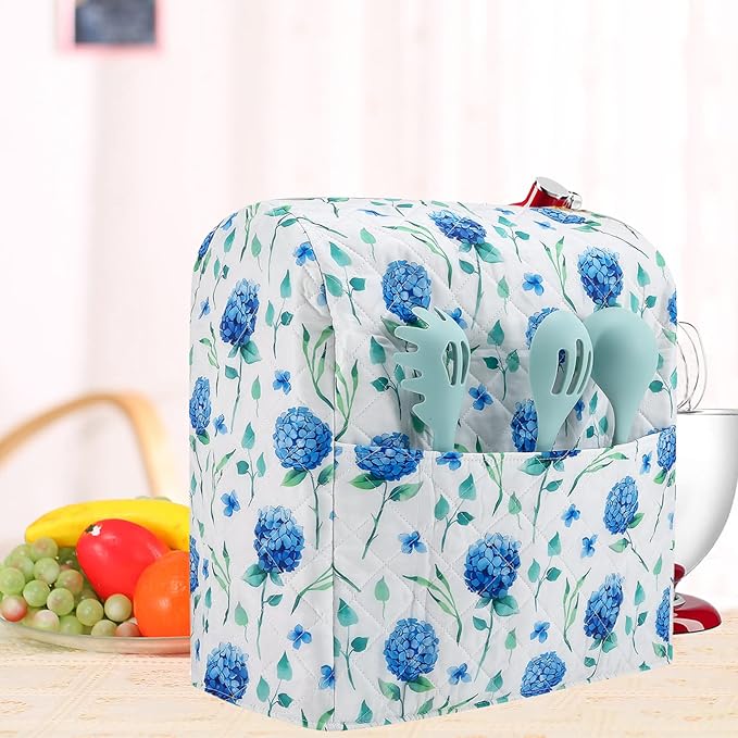 Stand Mixer Cover, Hydrangea Kitchen Mixer Cover Compatible - Image 7
