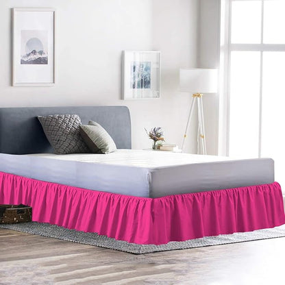 Ruffled Bed Skirt 12 Inch Drop Dust Ruffle - Image 4