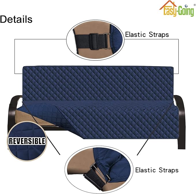 Easy-Going Futon Sofa Slipcover - Image 3