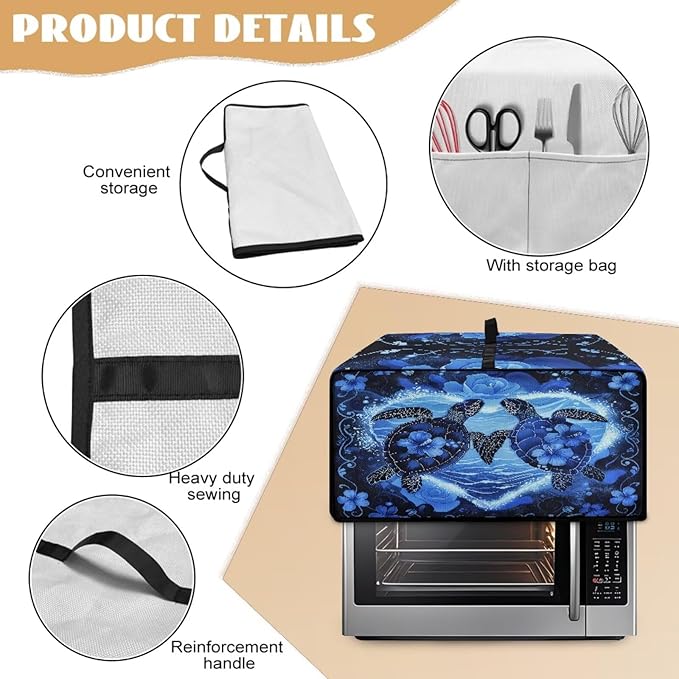 Convection Oven Cover Countertop Appliance Covers Stain-resistant Microwave - Image 5