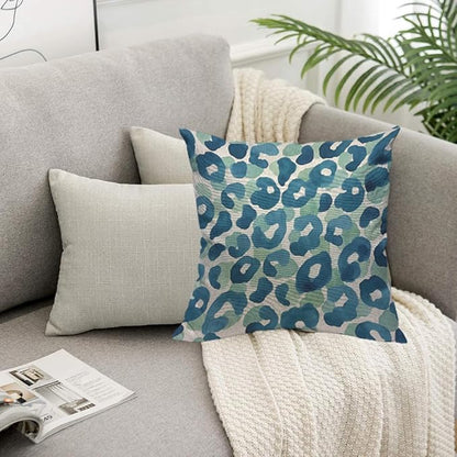 TKS MITLAN Leopard Skin Decorative Pillow Covers Animal Background Watercolor - Image 5