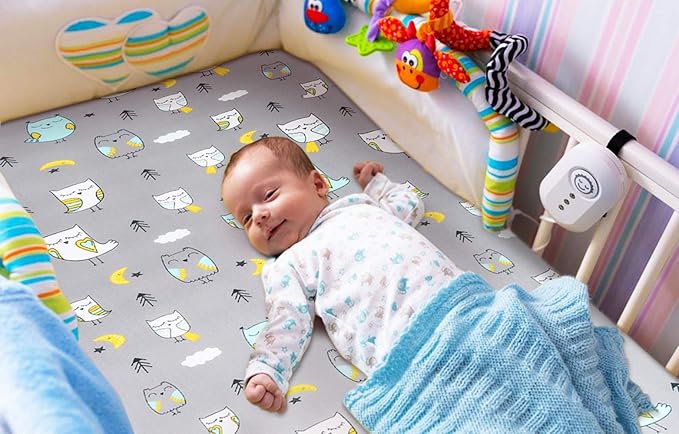 BROLEX Baby Fitted Crib Sheets: Kid Crib Sheets - Image 3