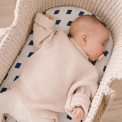 Yoofoss Bassinet Sheets for Baby, Baby Delight, Angelbliss, Soft Breathable - Image 4