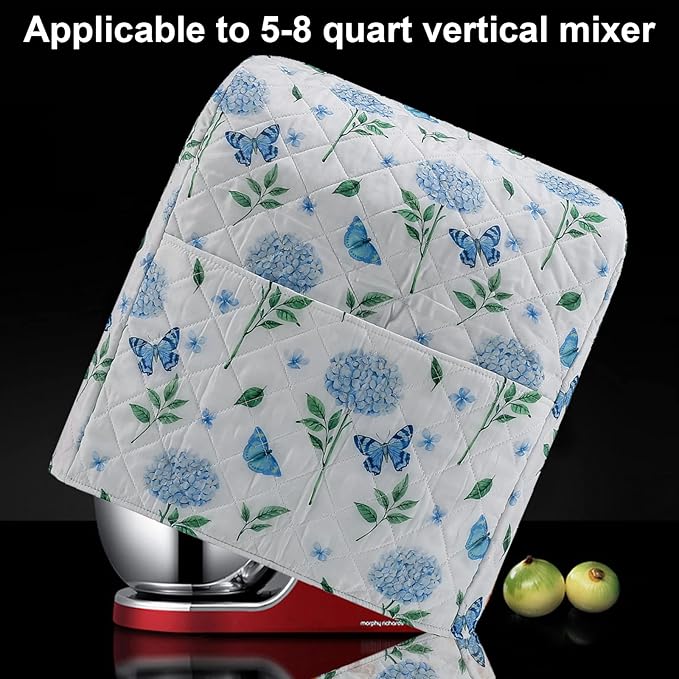 Stand Mixer Cover, Hydrangea Kitchen Mixer Cover Compatible - Image 6