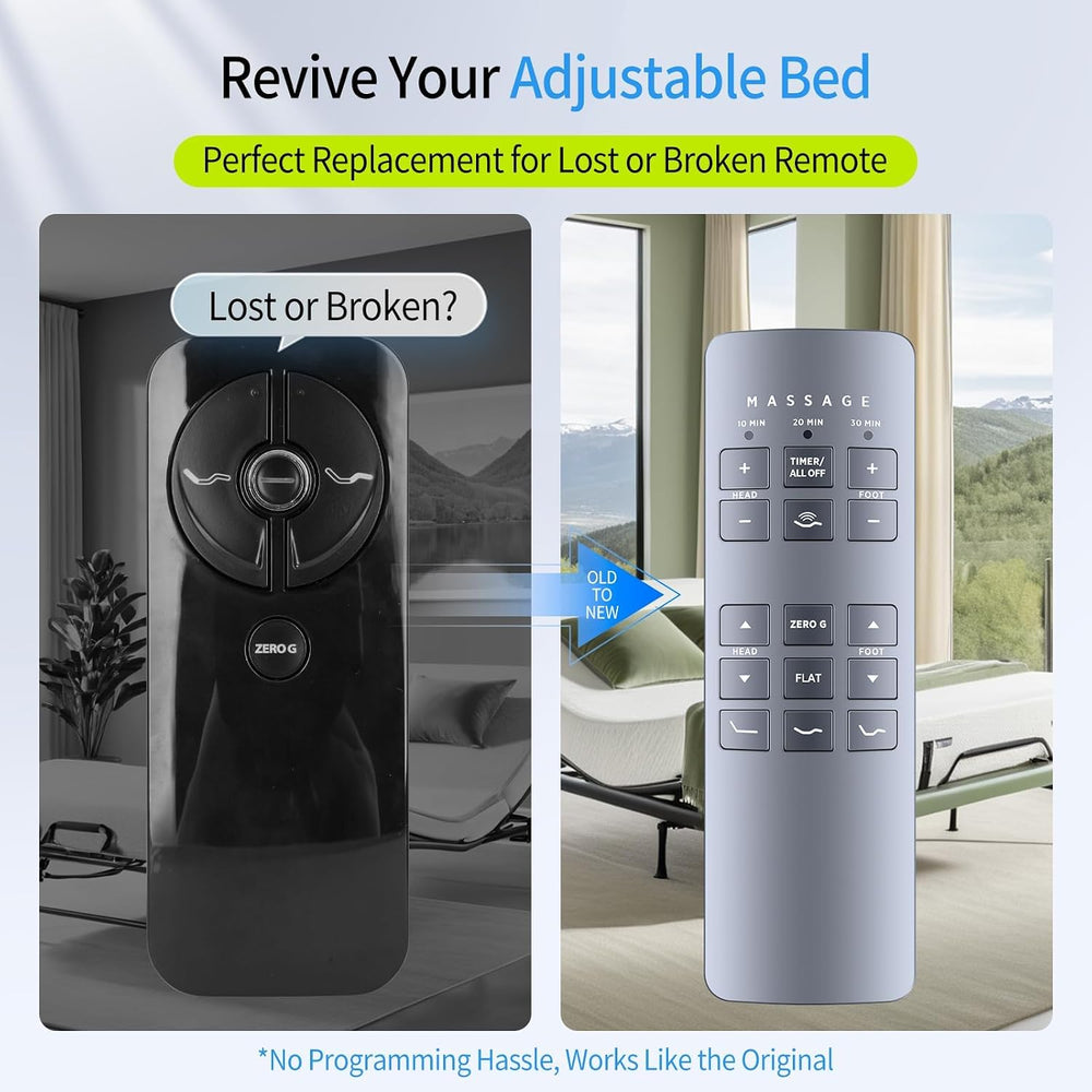 Replacement Remote Control for Serta Motion Perfect II and III Adjustable Bed...