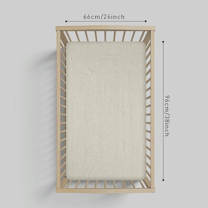 Muslin Mini Crib Sheets, 2 Pack - Image 3